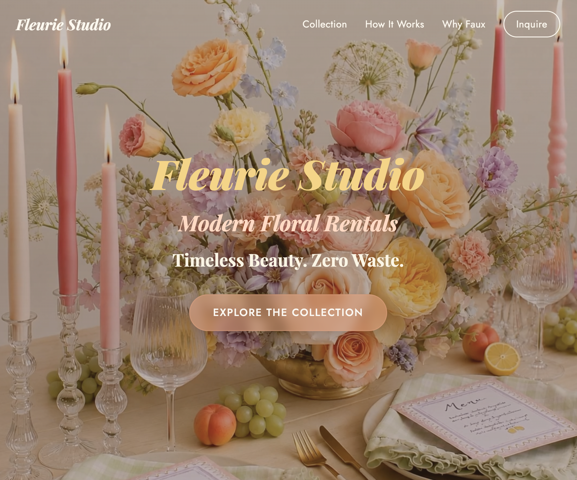 Fleurie Studio website preview